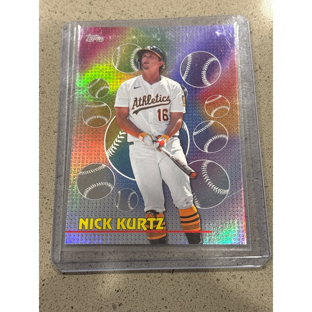 2026 Topps Titans of the Game Nick Kurtz TOG-22 Oakland Athletics Rainbow Foil